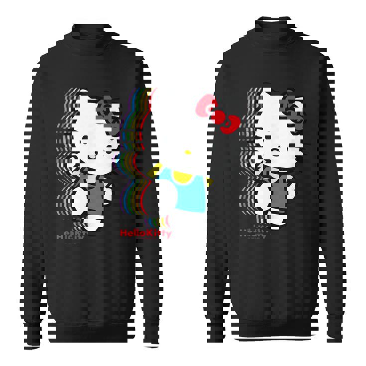 ハローキティ Usデザイン カラフル スウェットシャツ