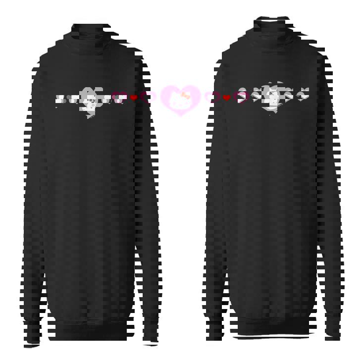 ハローキティ Usデザイン ハート ピンク スウェットシャツ