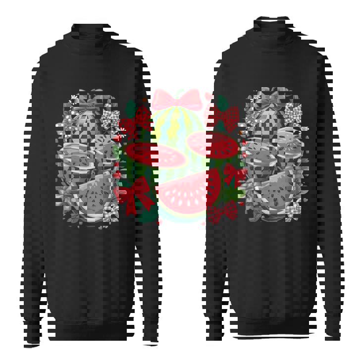 ハローサマー 2025 ガールズ スイカ おもしろバケーション キッズ スウェットシャツ