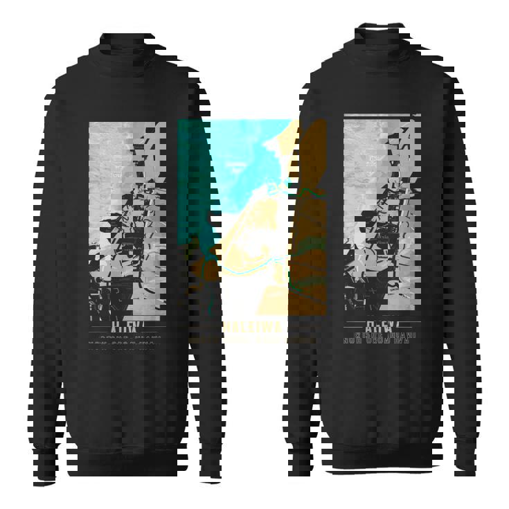 ハワイハレイワ ノースショア オアフ地図 スウェットシャツ