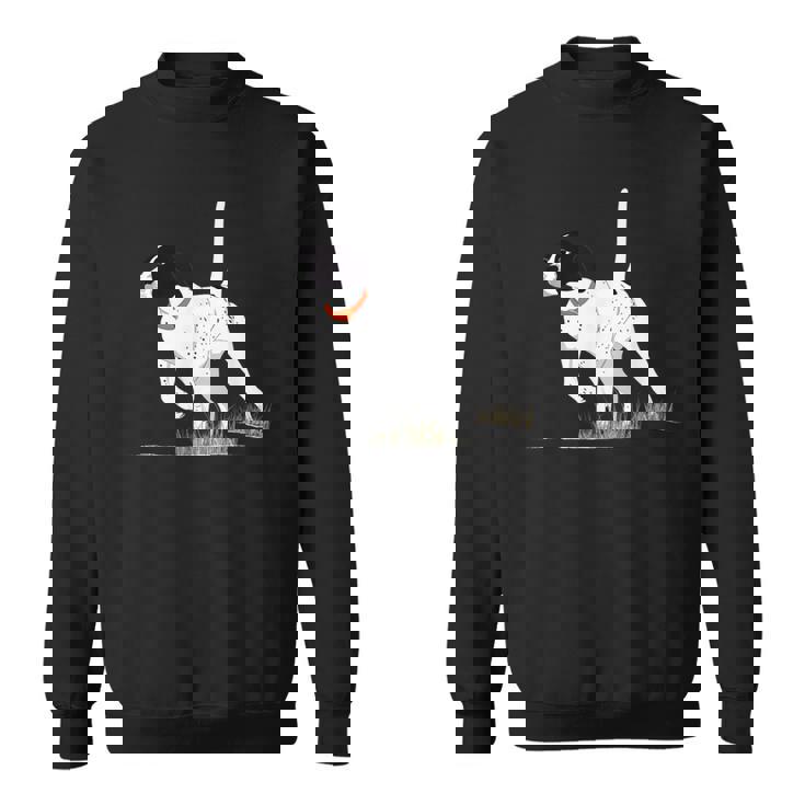 ハンターのためのバードハンティング メンズ イングリッシュポインター ドッググラフィック スウェットシャツ