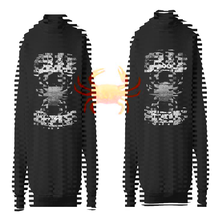 ハンティング メンズ ボーイズ キッズ カニ スウェットシャツ