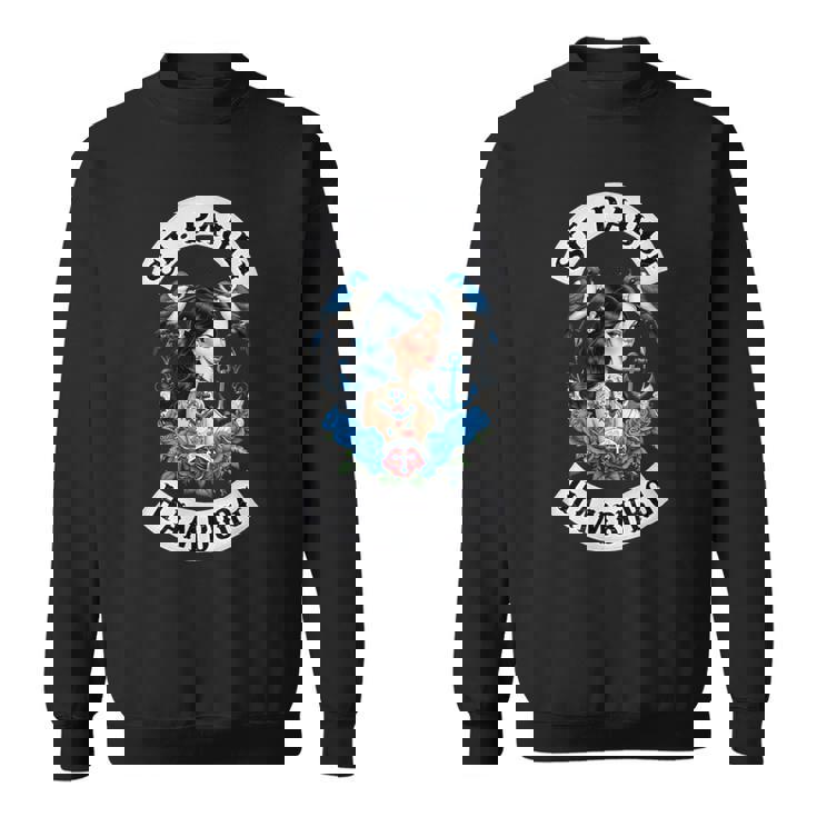 ハンブルク ザンクトパウリ レーパーバーン 港 セーラー タトゥー ガール スウェットシャツ