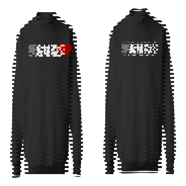 ハート アミーゴ ミニマリストのラブスタイル スウェットシャツ