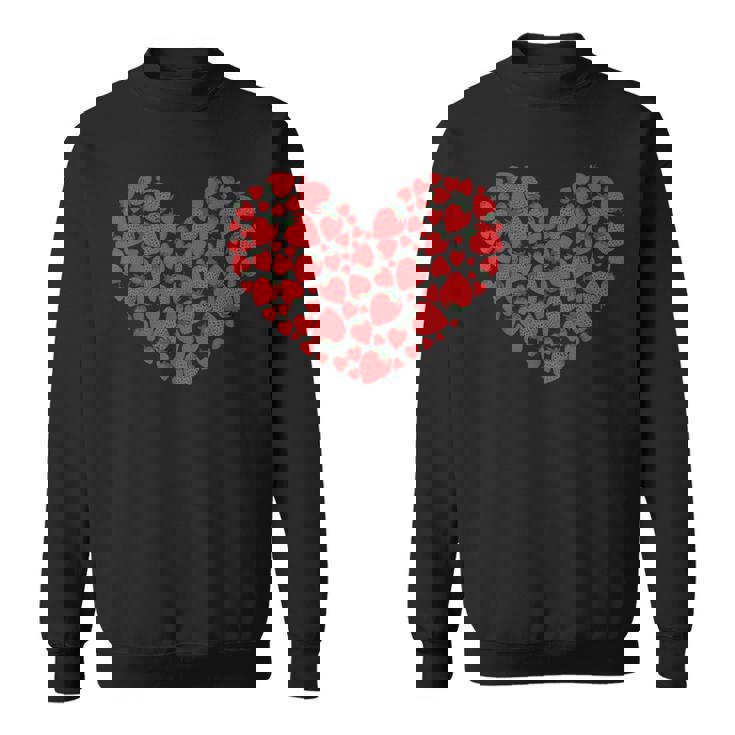 ハート ストロベリー ガーデニング スウェットシャツ