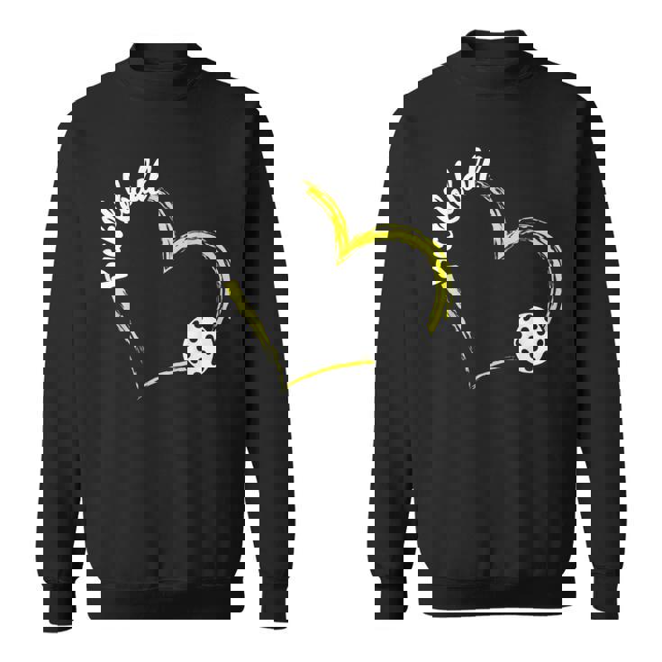 ハート ピックルボール ラブパドル スポーツ ピックルボール スウェットシャツ