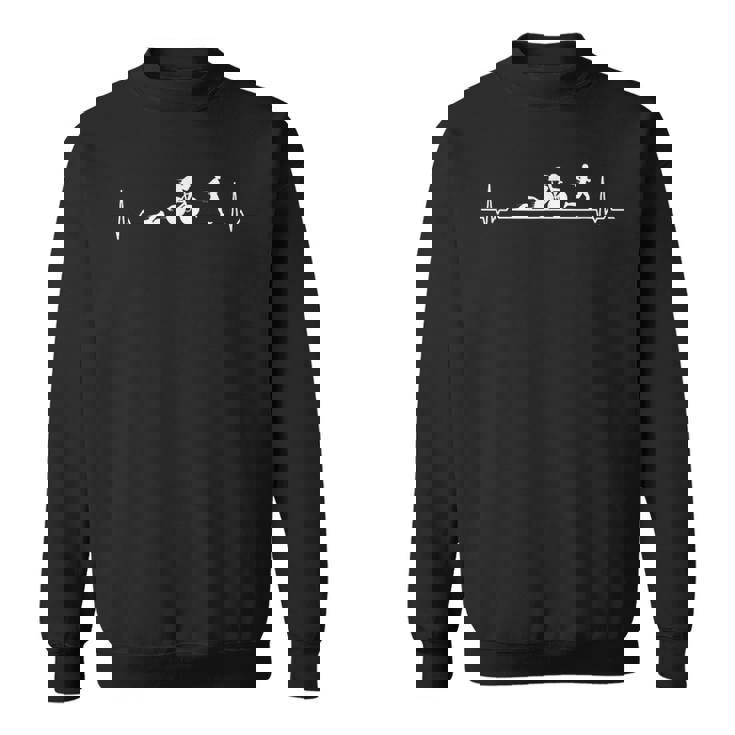 ハートビート トライアスロン スポーツ 水泳 自転車ロードレース ランニング 長距離 トライアスロン部 アイアンマン スウェットシャツ