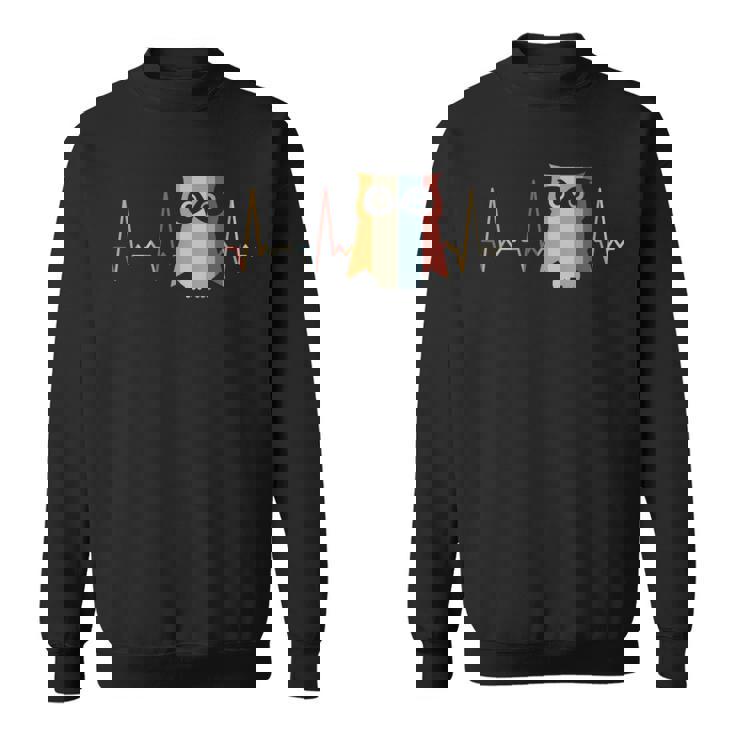 ハートビートフクロウ スウェットシャツ