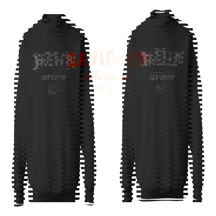 ハーレーダビッドソン ノースカロライナ アンティーク調 テキスト スポーツスタイル スウェットシャツ