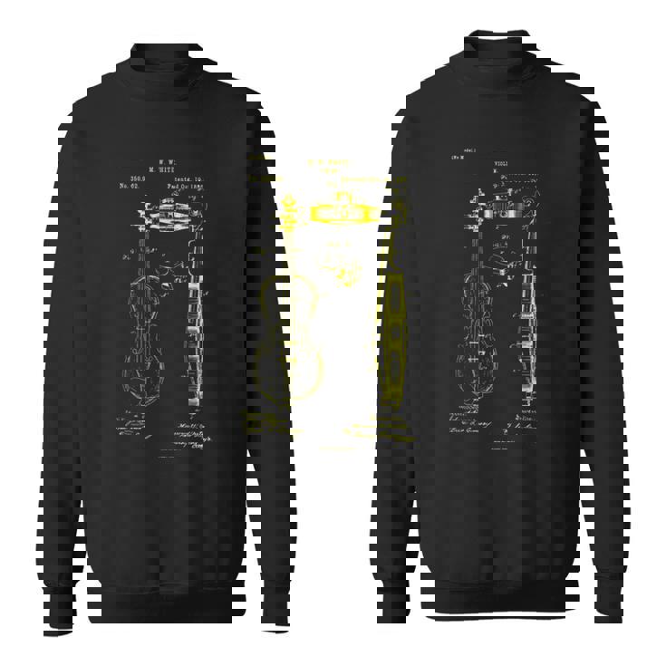 バイオリン奏者 バイオリン ビンテージ 特許 ストリング オーケストラ スウェットシャツ