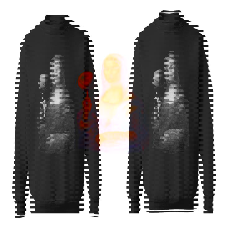 バスケットボール バスケ 面白tシャツ モナリザ おもしろ ネタ 服 おもしろグッズ バスケ部 スウェットシャツ