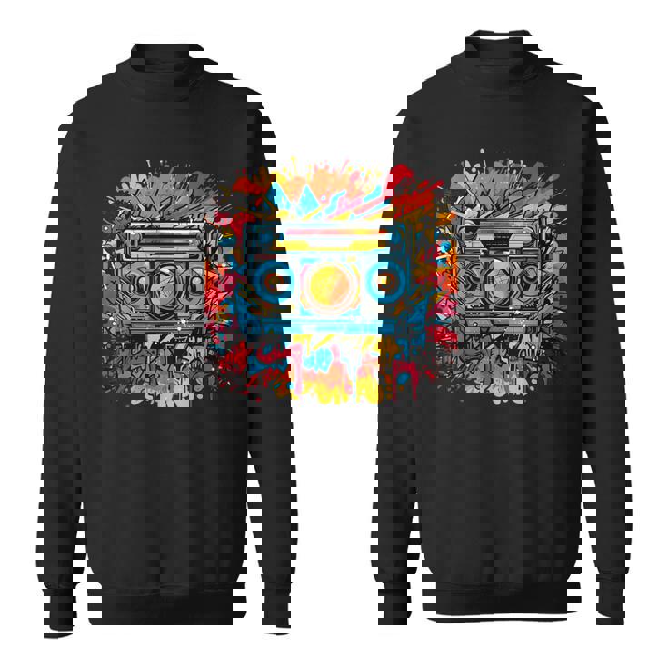 バスケットボール選手 アーバン グラフィック ノベルティ ビンテージアート スウェットシャツ