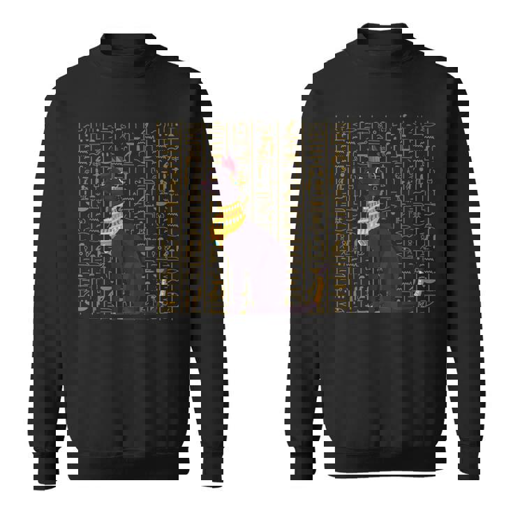 バステト エジプト 猫のヒエログリフ スウェットシャツ