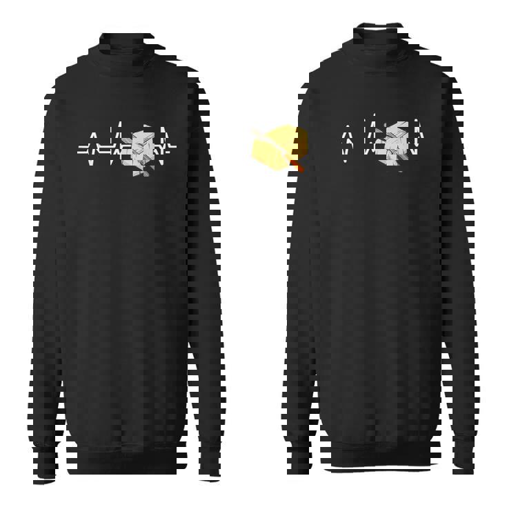 バターハートビートバターギフトバター スウェットシャツ