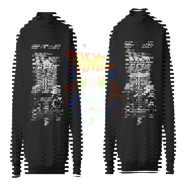 バック・トゥ・ザ・フューチャー 40周年記念ビデオゲームスタイル スウェットシャツ