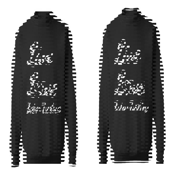 バトントワラー ライブ・ラブ・バトントワリング スウェットシャツ