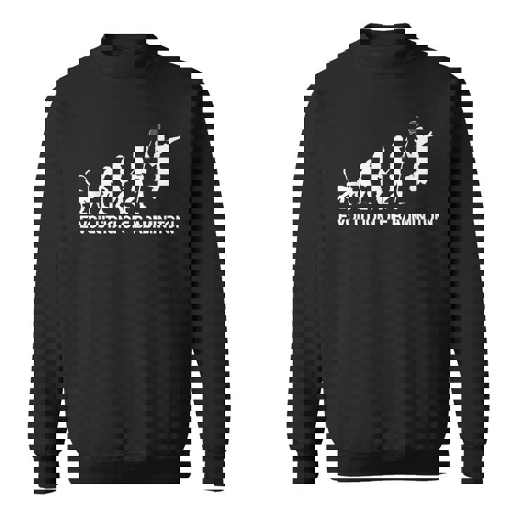 バドミントンの進化 スウェットシャツ