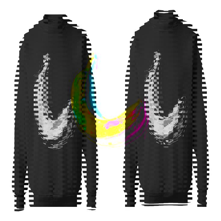 バナナ フルーツ モチーフ イラスト アート バナナ スウェットシャツ