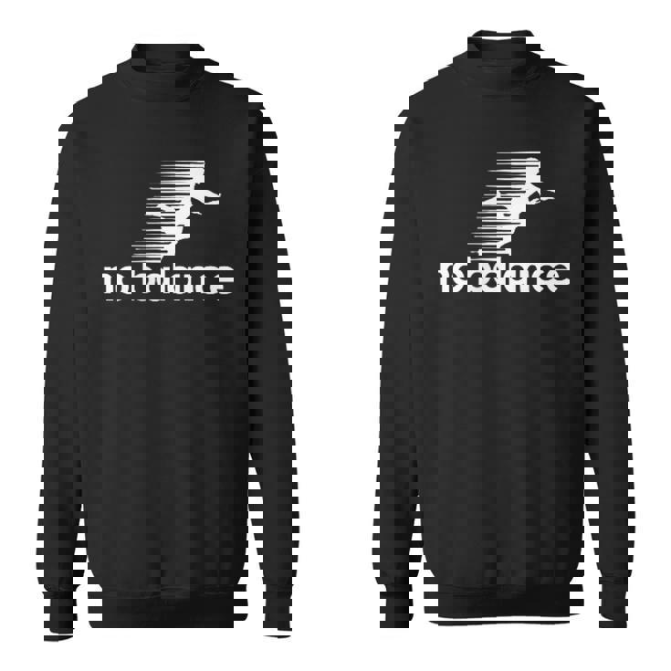 バランスが取れない スポーツとユーモアのための面白いパロディデザイン スウェットシャツ