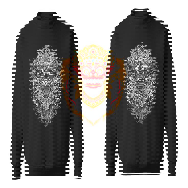 バリ島 バロンマスク バリの神話 邪悪な魔女 神殿 悪魔の女王 ガルダ 神 インドネシア 古い習慣 お土産 ウブド 伝統 スウェットシャツ