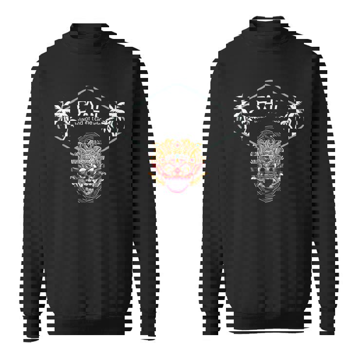 バリ島 バロンマスク 寺 ヤシの木 インドネシア 島 ウブド ギフト ジャワ島 ヌサ ペニダ お土産 サーフ ビーチ スウェットシャツ