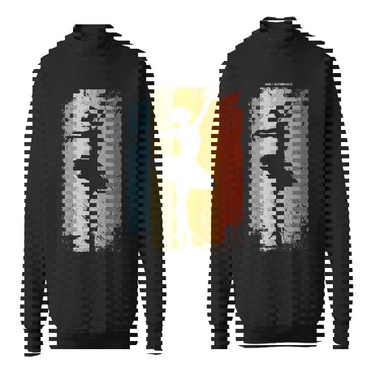 バレエダンスダンスバレリーナシューズ En Pointe ヴィンテージレトロ スウェットシャツ