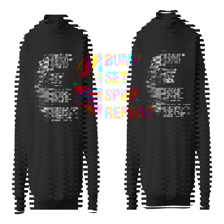 バレーボール バンプセット スパイク ラインマン ビーチ バレースポーツ アスリート スウェットシャツ