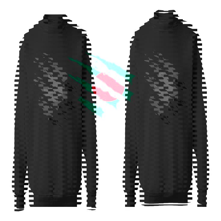 バングラデシュ国旗 バングラデシュ ルーツ 爪 バングラデシュ プライド スウェットシャツ