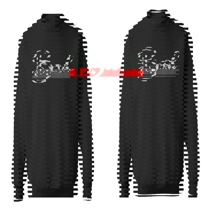 バーゼル・スイス バーゼル・スイス スクリプト スイス スウェットシャツ