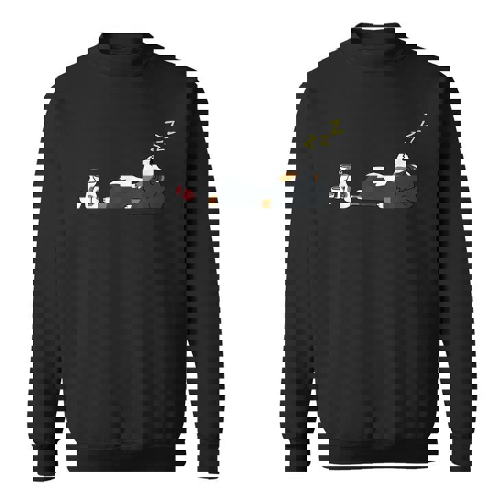 バーニーズマウンテンドッグ 日本酒 おもしろ犬ギフト スウェットシャツ