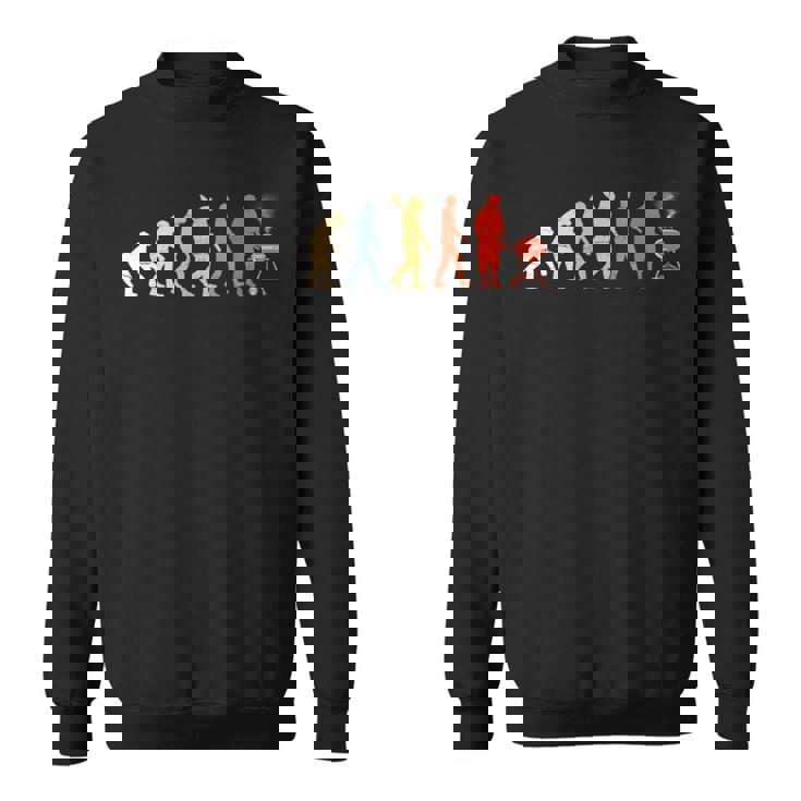 バーベキュー進化論 Bbq Lover Grill Meat Grill Dad スウェットシャツ