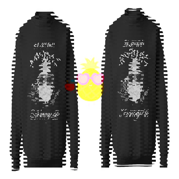 パイナップル サングラス アロハ ビーチ ハワイアン ハワイ スウェットシャツ