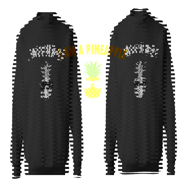 パインアップル おもしろ フルーツ ファンキー パイナップル アロハ ビーチ ハワイアン サングラス スウェットシャツ