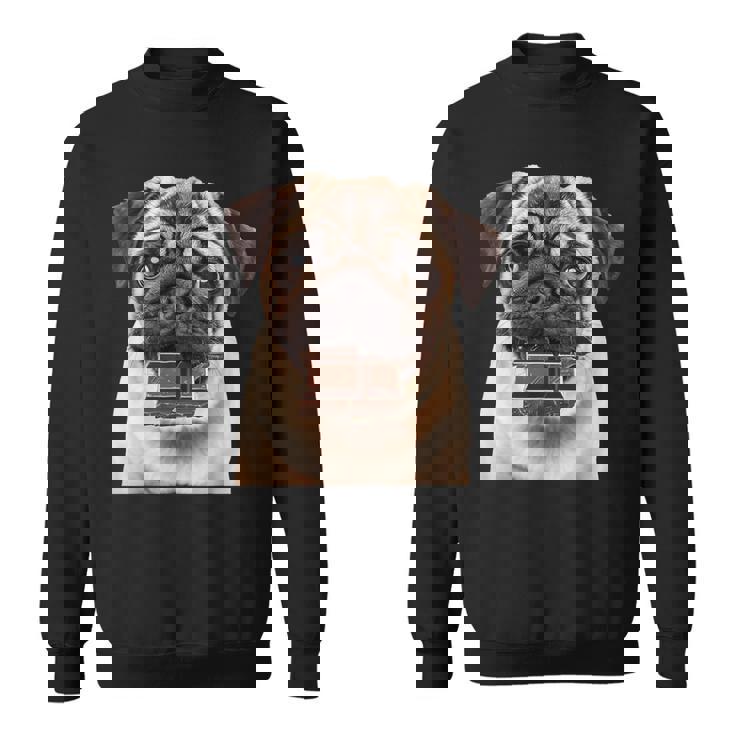 パグチョコレート スウェットシャツ