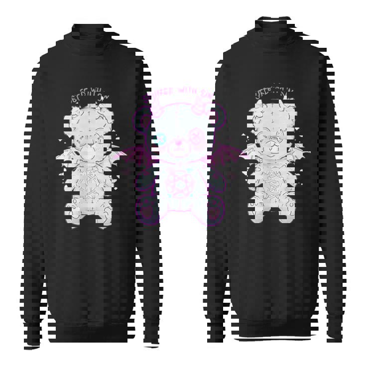 パステルゴス カワイイ 鬼熊 不気味 かわいい スウェットシャツ