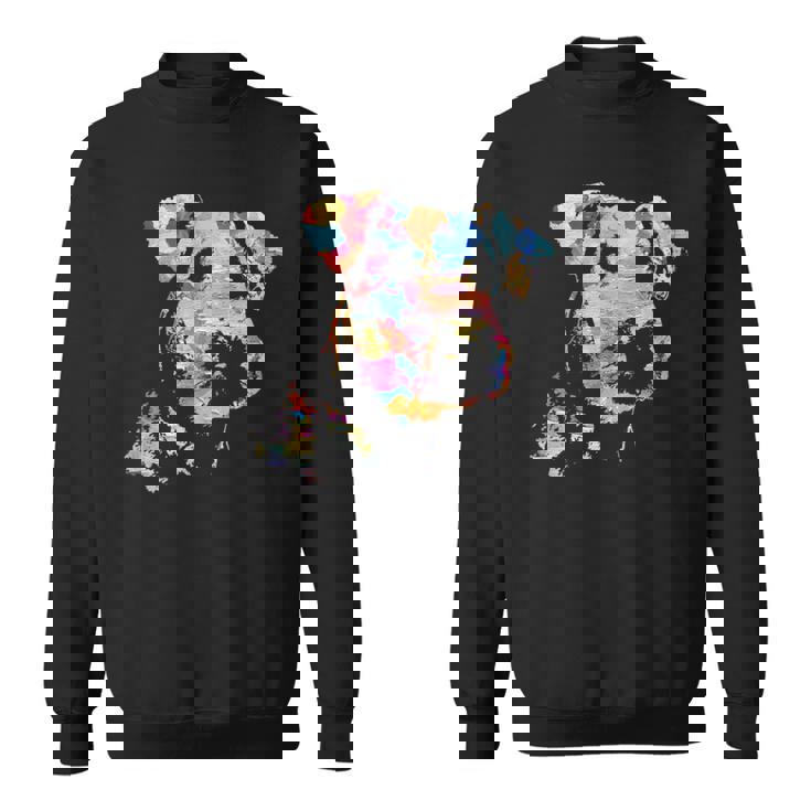 パステルペイント エアデールテリアポートレート スウェットシャツ