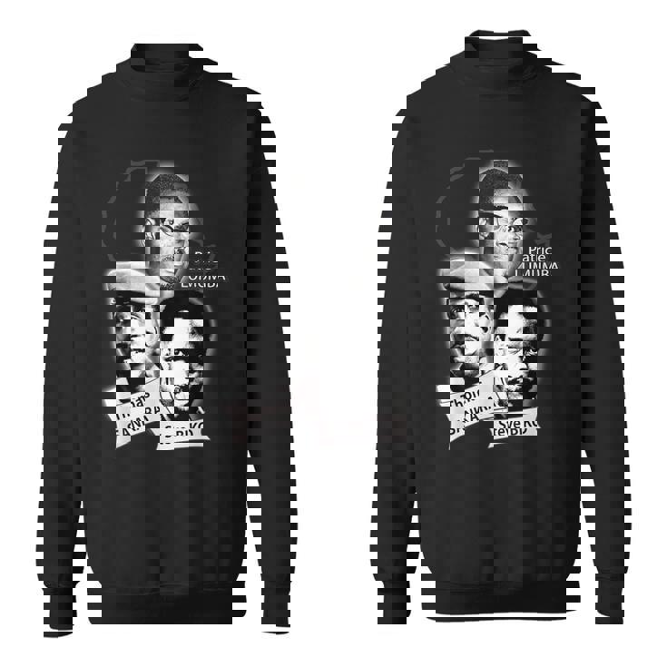 パトリス・ランバ、トーマス・サンカラ、スティーブ・ビコ スウェットシャツ