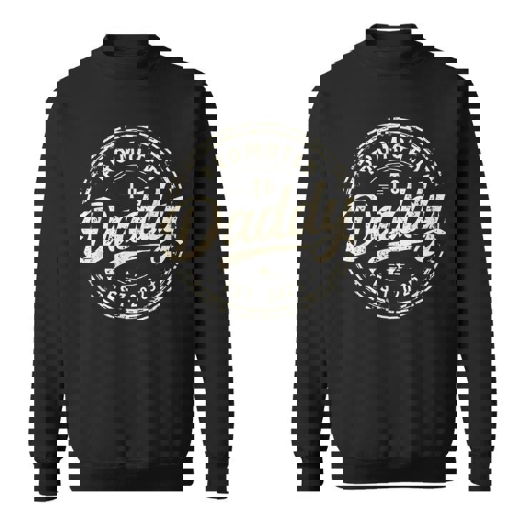 パパに昇格 2025 新パパベイビー初めてのお父さん スウェットシャツ