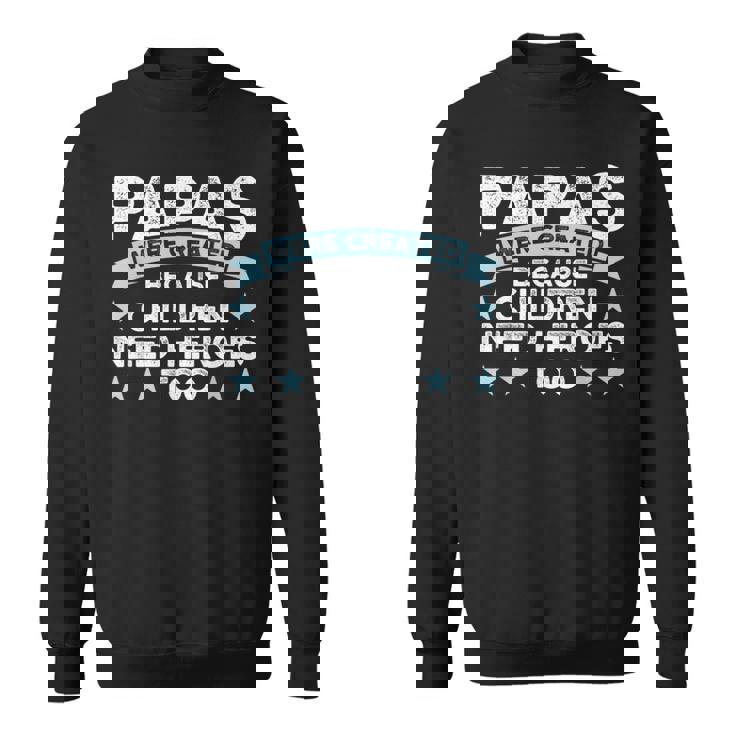 メンズ パパスは子供の家族のパパから スウェットシャツ