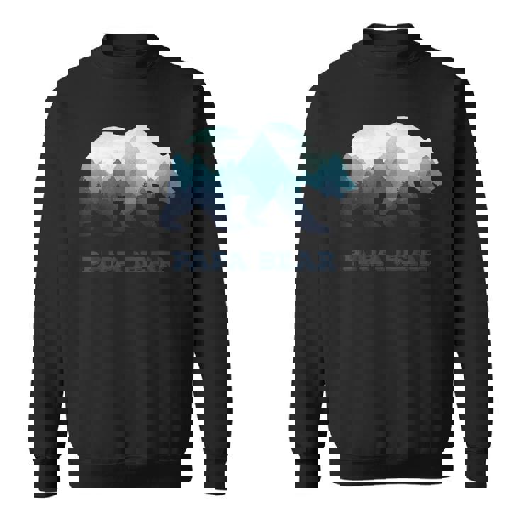 パパベア 野生動物 父の日ギフト お父さんやお父さんへのギフト スウェットシャツ