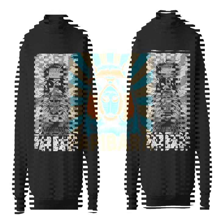 パピバラ おもしろカピバラ 最高のお父さん 父の日 カピバラ スウェットシャツ