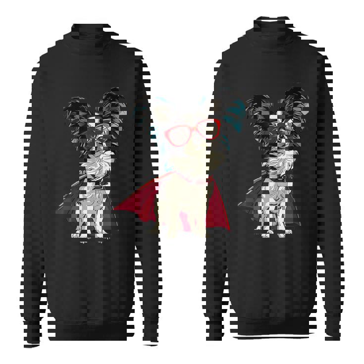 パピヨンドッグ-パピヨン スウェットシャツ