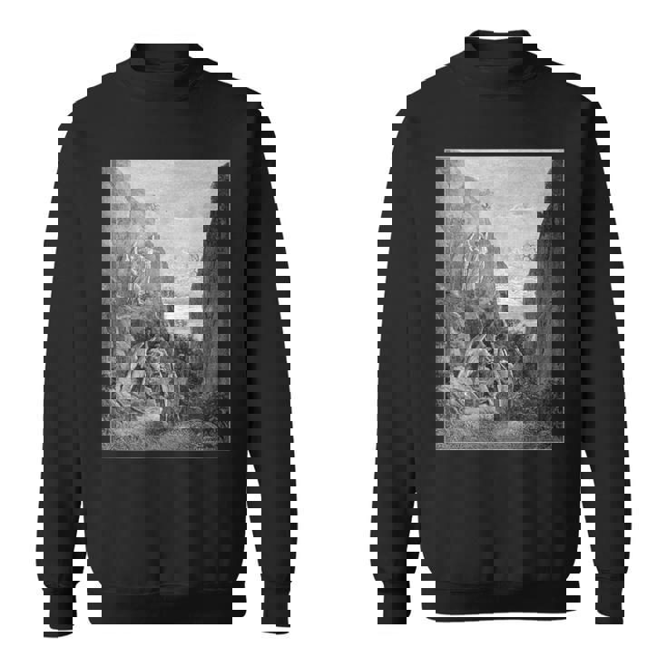 パラダイス・ロスト「So Promised He」ギュスターヴ・ドレ アート スウェットシャツ