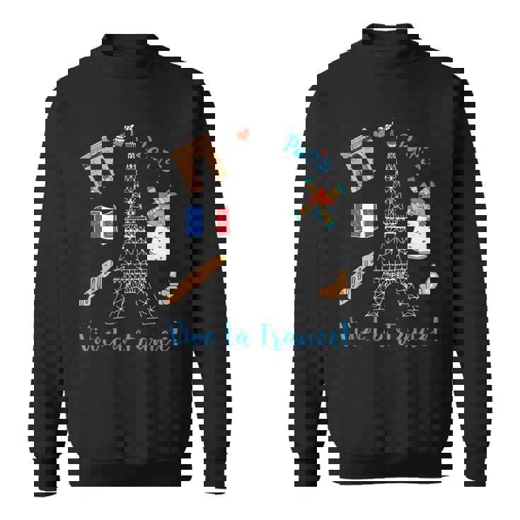 パリ お土産 エッフェル塔 フランス ヴィーヴ ラ・フランス スウェットシャツ