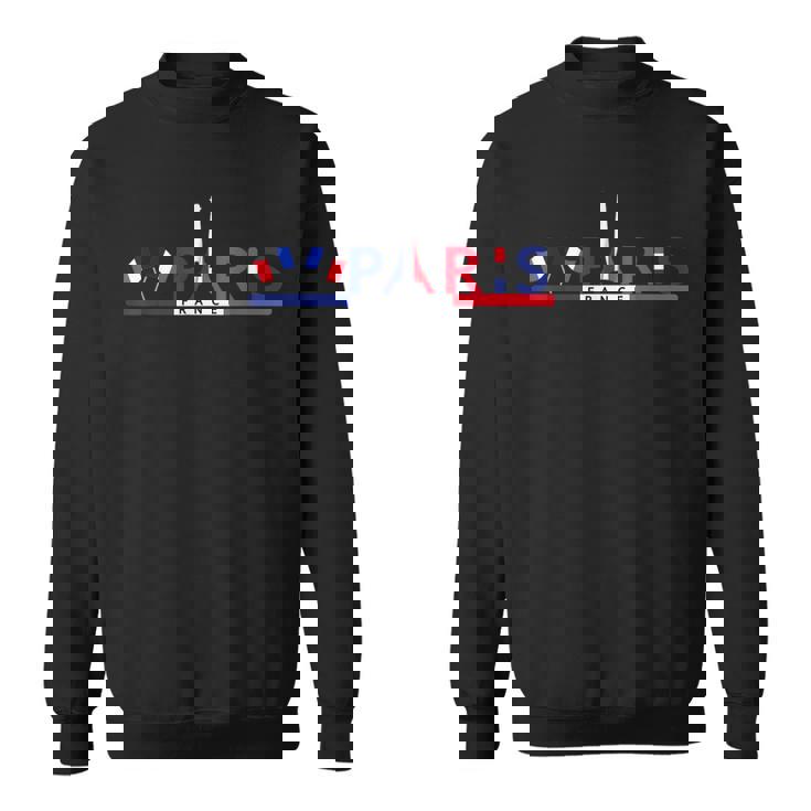 パリ エッフェル塔 お土産 イベント フランス 国旗 I Love Paris スウェットシャツ