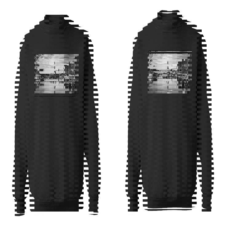 パリ エッフェル塔 ライト ビンテージ写真 お土産 イベント スウェットシャツ