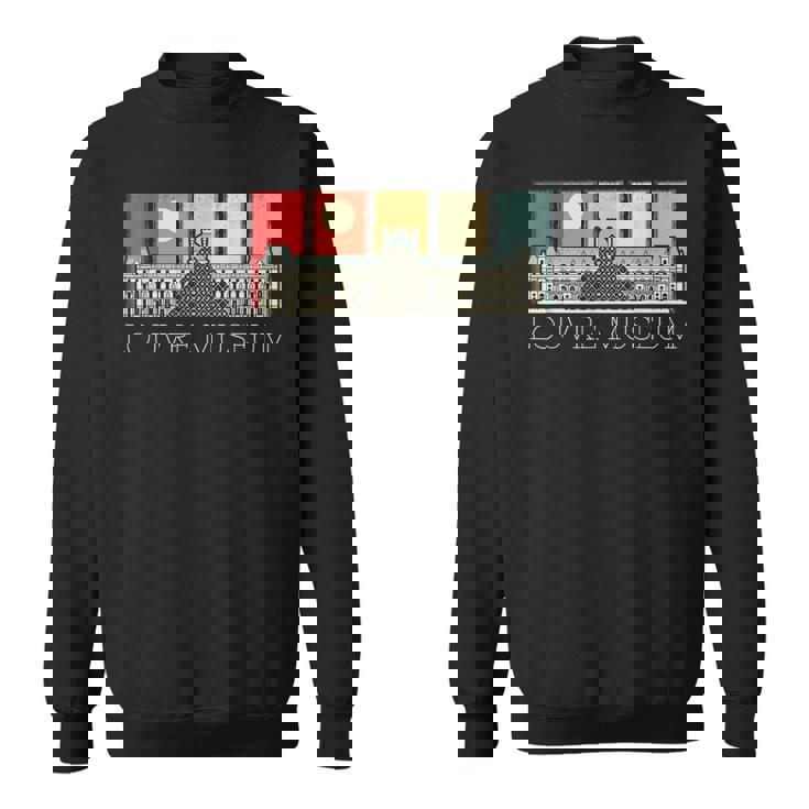 パリのルーブル美術館 フランス観光 スウェットシャツ