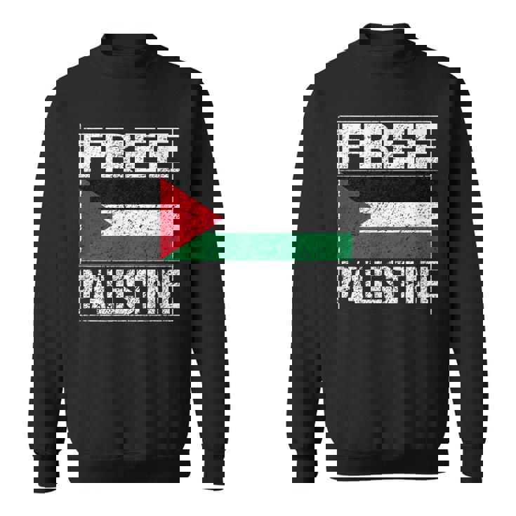 パレスチナの国旗 パレスチナが好きです スウェットシャツ