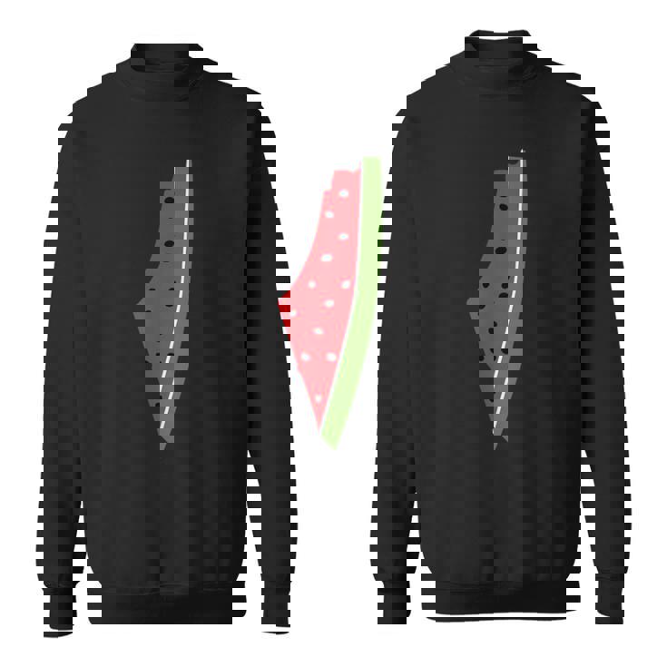 パレスチナ平和 パレスチナのスイカ スウェットシャツ