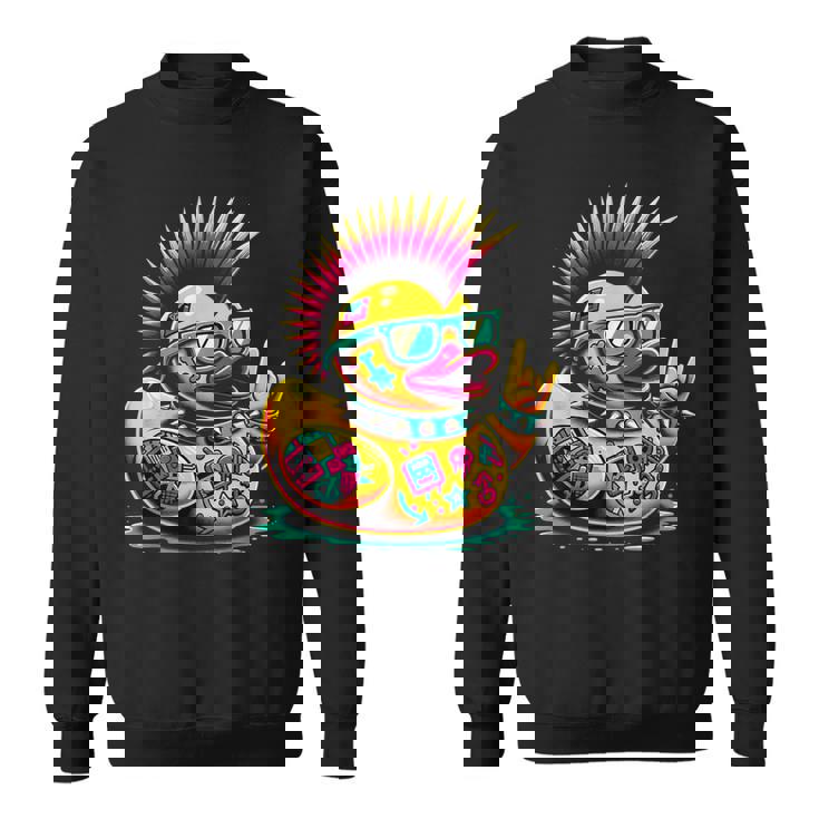 パンク アヒルの子 パンクロック スウェットシャツ